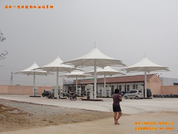 臨朐一鳴膜結構加油站罩棚.jpg
